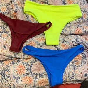 3 pairs of JUST bought medium sized bikinis